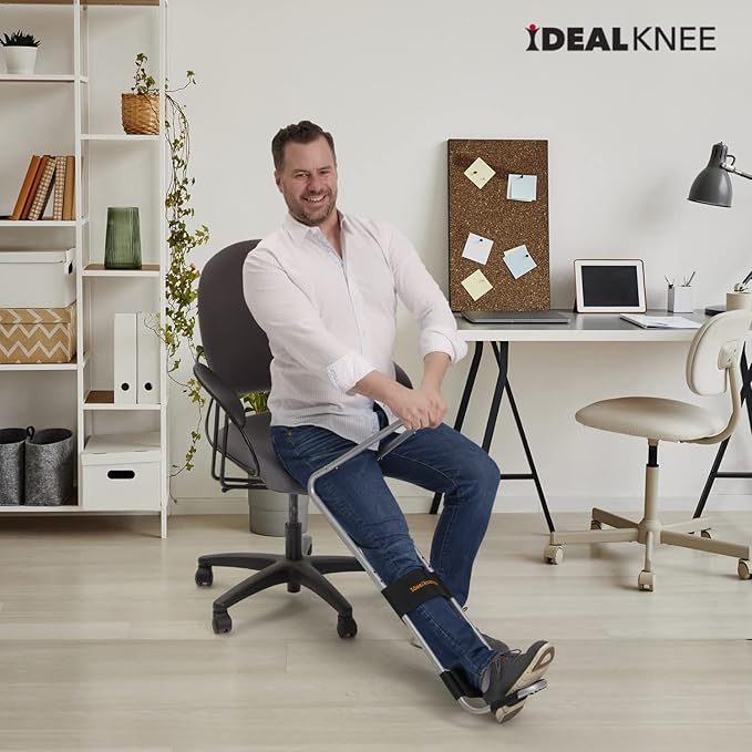 IdealKnee - Advanced Knee Extension & Pain Relief Device - Endorsed by PTs & Surgeons - Ideal for ACL, MCL Recovery, Athletes, Therapy & Rehab