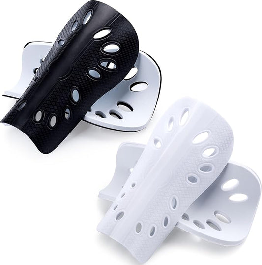 ANCIRS 2 Pair Soccer Shin Guards for Youth, Breathable Shin Guard Sleeves for Football Games, Protective EVA Cushion for Youth Men & Women