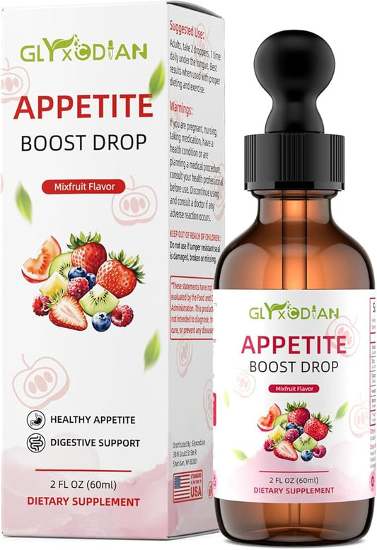 Appetite Booster Drops ：Premium Dietary Supplement for Kids Women Promotes Healthy Eating Improves Digestive Intestinal Health Aids Fast Digestion Absorption Support Growth Mixed Fruit Flavor