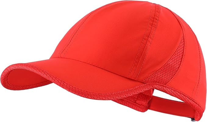 Connectyle Adjustable Sports Cap Quick Dry Workout Hat Baseball Athletic Fitted Hat Lightweight Running Cap for Men & Women