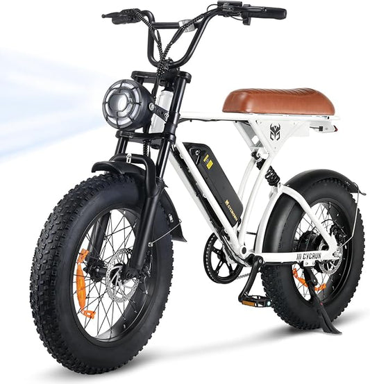 Electric Bike for Adults,Peak 1000W/1500W Motor,20/28MPH 55-150Mile ebikes for Adults with 10.4AH/13AH/26AH Battery,20" Fat Tire Electric Dirt Bike Commuting Off Road Ebike, UL2849