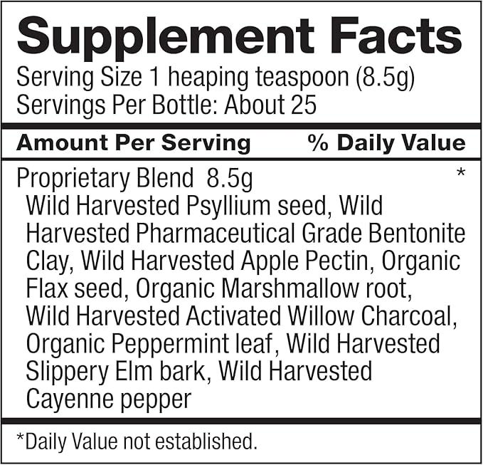 Dr. Schulze's Intestinal Formula #2 | Herbal Colon Cleanse Formula | Remove Excess Waste | 8 Oz. Jar