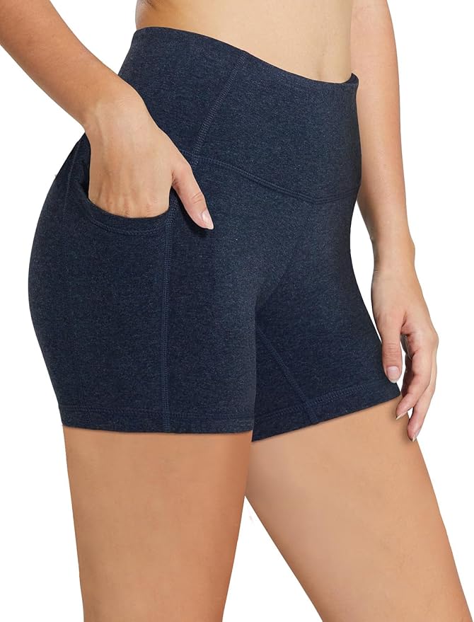 baleaf Women's 8"/ 5"/ 3" Biker Shorts High Waist Yoga Workout Gym Running Volleyball Spandex Shorts with Pockets