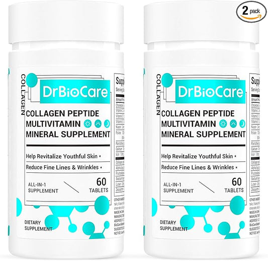 Collagen Peptides for Women, Beauty Vitamin & Mineral Supplement,Contains Vitamin D3, Probiotics for Women & Collagen Peptides,Vitamin B Complex,Vitamin E 120 Tablets