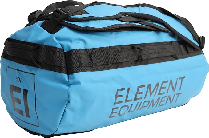 Element Equipment Trailhead Duffel Bag Shoulder Straps Waterproof Fjord Reef Medium