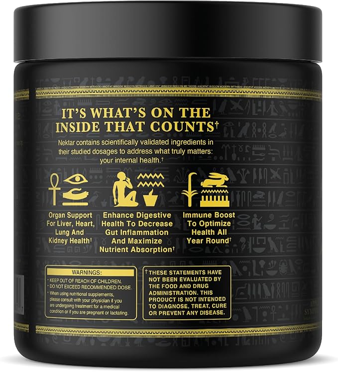 Ambrosia Nektar - Superfood Powder | Complete Health Supplement | Organ Support - Liver, Kidney Health | 30 Servings (Pineapple Mango)