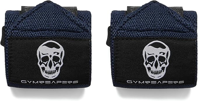 Gymreapers Weightlifting Wrist Wraps (IPF Approved) 18" Professional Quality Wrist Support with Heavy Duty Thumb Loop - Best Wrap for Powerlifting Competition, Strength Training, Bodybuilding