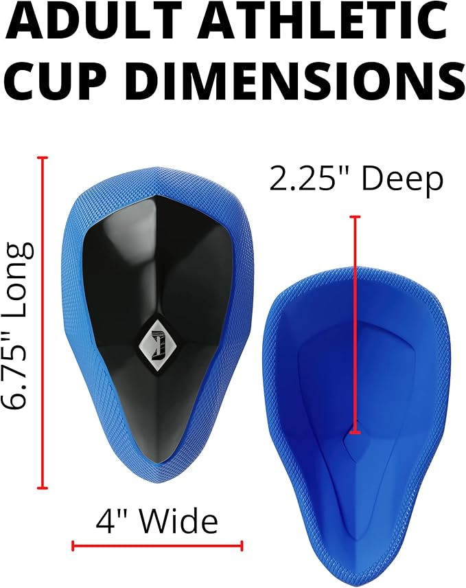 Diamond MMA Athletic Cup w/ Soft Rim, Shock Absorbent Groin Protector for High Impact Sports, Combat Sports, Baseball, Lacrosse, Football, Hockey, MMA, BJJ, Boxing, Muay Thai | Adult & Youth