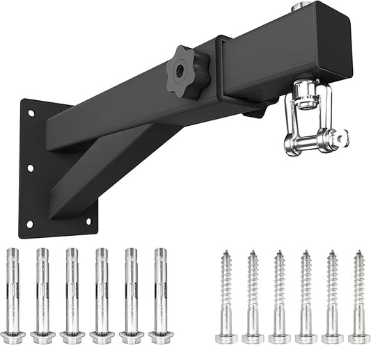 Adjustable Heavy Duty Bag Hanger,Wall Mount Punching Bag Hanger,Thickened Steel Plate and Stainless Steel kit for Home Gym Indoor Outdoor (Supports up to 900Ib)