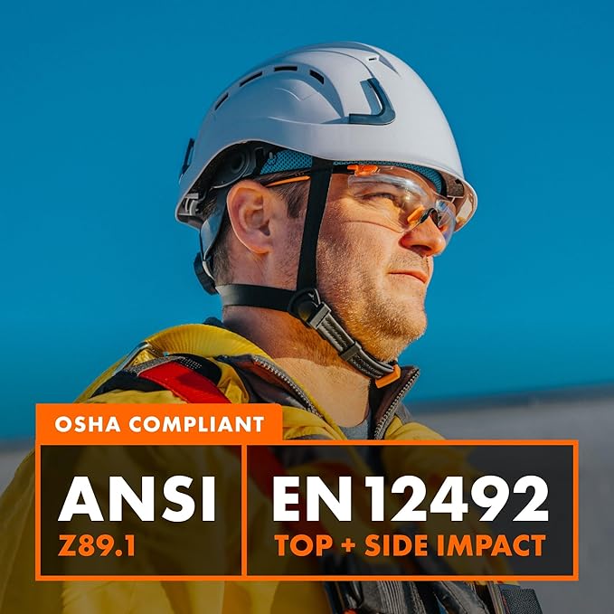 Defender Safety H2 Safety Helmet Hard Hat, Type 2 Class C and E, ANSI Z89.1 and EN 12492 Rated