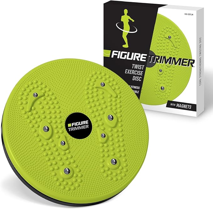 Core Abs Twister Board - Waist Sculptor Twister Board for Core & Ab Exercise - Waist Twisting Disc, Dizzy Disc Twist Board for Slimming Workout with 8 Magnets Reflexology