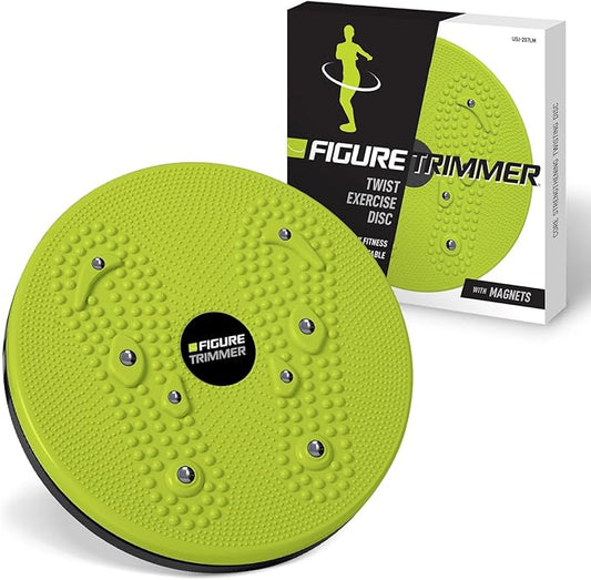 Core Abs Twister Board - Waist Sculptor Twister Board for Core & Ab Exercise - Waist Twisting Disc, Dizzy Disc Twist Board for Slimming Workout with 8 Magnets Reflexology