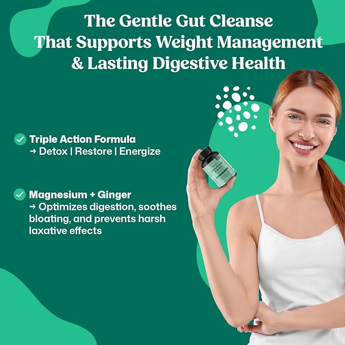 ColonBroom 15 Day Colon Cleanse & Detox Cleanse for Weight Management with Probiotics & Magnesium | Reduce Bloating & Boost Metabolism & Digestion - Effective Gut Cleanser Detox (2 Bottles)