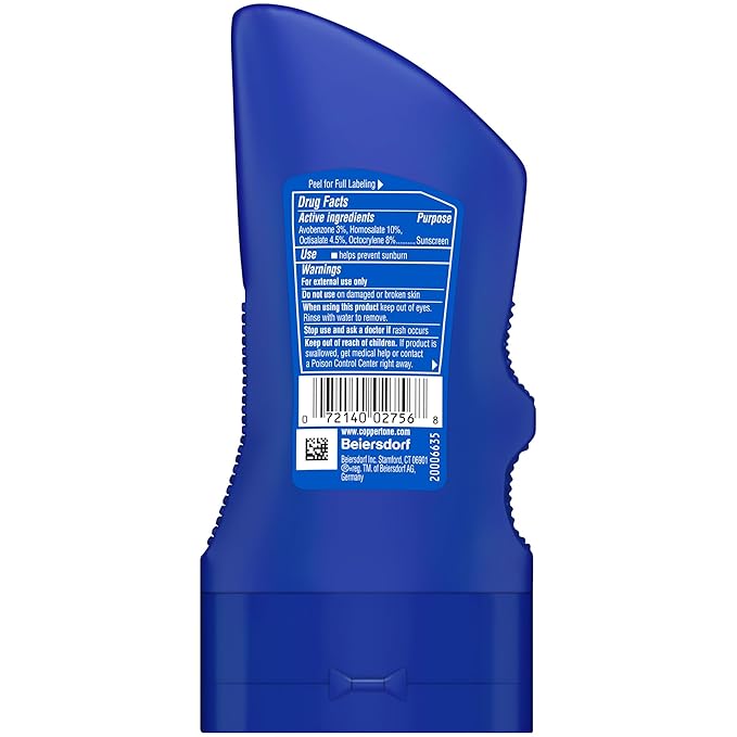 Coppertone Sport Sunscreen Lotion SPF 50, Sweat, Heat and Water Resistant Sunblock, Lightweight, Oxybenzone Free, Travel Size Sunscreen Bulk Pack, 3 Fl Oz Bottle, Pack of 6