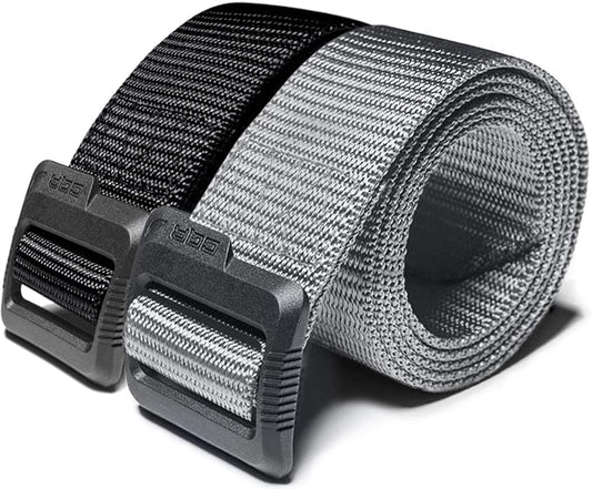 CQR Tactical Belt, Military Style Heavy Duty Belt, Webbing EDC Quick-Release Buckle