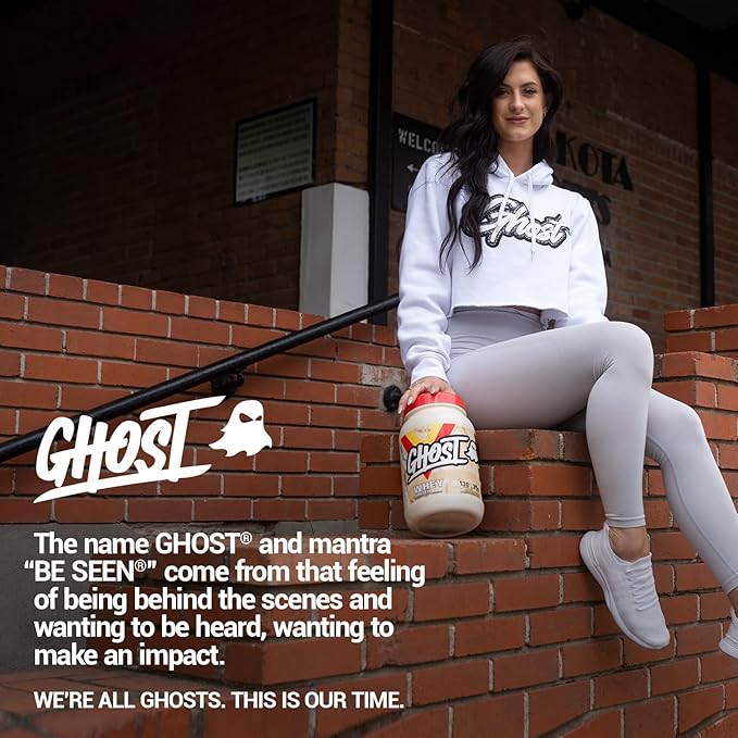 GHOST Whey Protein Powder, Cereal Milk - 2LB, 25G of Protein - Whey Protein Blend - ­Post Workout Fitness & Nutrition Shakes, Smoothies, Baking & Cooking - Soy & Gluten-Free