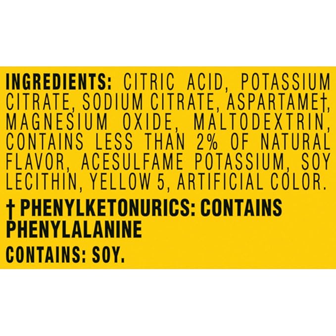 Crystal Light Lemonade Naturally Flavored with other natural flavor Powdered Drink Mix, 72 ct Pitcher Packets, 12 Canisters of 6 Pitcher Packets