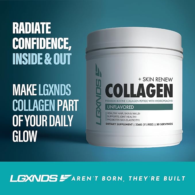 Collagen Powder, Hydrolyzed Collagen Peptides, Grass-Fed, Non-GMO, Unflavored, 20g Protein Per Serving, Supports Skin, Hair, Nails, Joints & Gut Health, Keto & Paleo-Friendly, 30 Servings