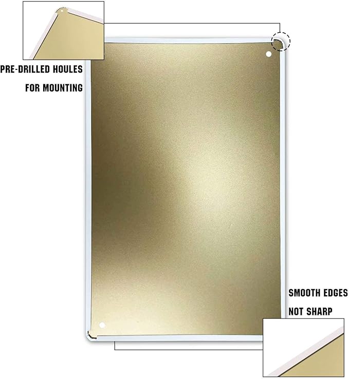 Funny Gym Decor Vintage Metal Signs Push Yourself Retro Tin Sign for Workout Room Decor Home Gym Decor Motivational Wall Art 12x8 Inch