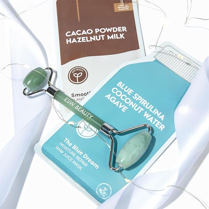 ESW Beauty The Blue Dream - Moisture Repair Raw Juice Face Mask - Hydrating with Blue Spirulina, Coconut Water & Agave for Dry, Sensitive Skin - Replenishes & Fights Aging