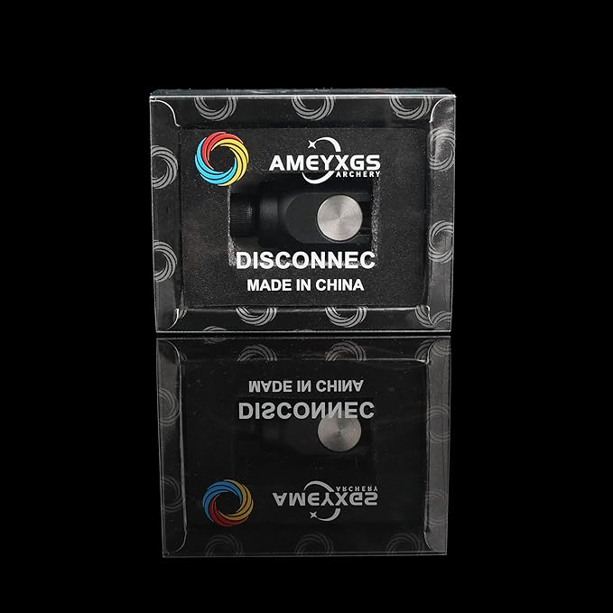 AMEYXGS Archery Bow Stabilizer for Compound Bow, 3K Carbon Fiber 6", 8", 10", 12" 15" Rods, Damping System, Weights Kit, Single Side V-Bar Mount,Quick Disconnect