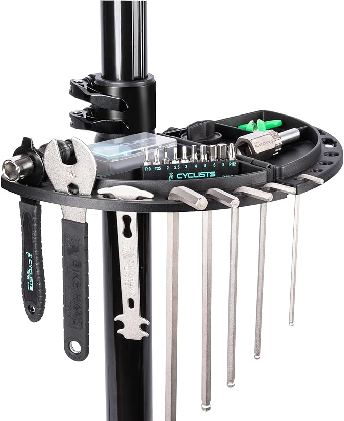 cyclists Bike Repair Stand Bike Stand for Workstand Maintenance - E Bike Repair Stand Bicycle Shop Home Mechanics for Mountain Bike and Road Bike (Max Load 55lbs)