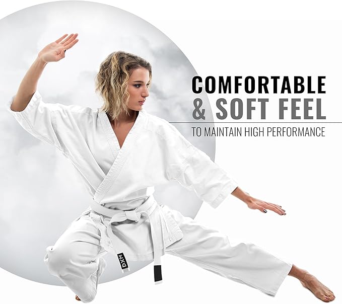 DXM SPORTS BJJ Jiu Jitsu Belt - Taekwondo Karate Belt - Martial Arts Uniform Ranking Judo Belt Double Stitched for Kids Adult