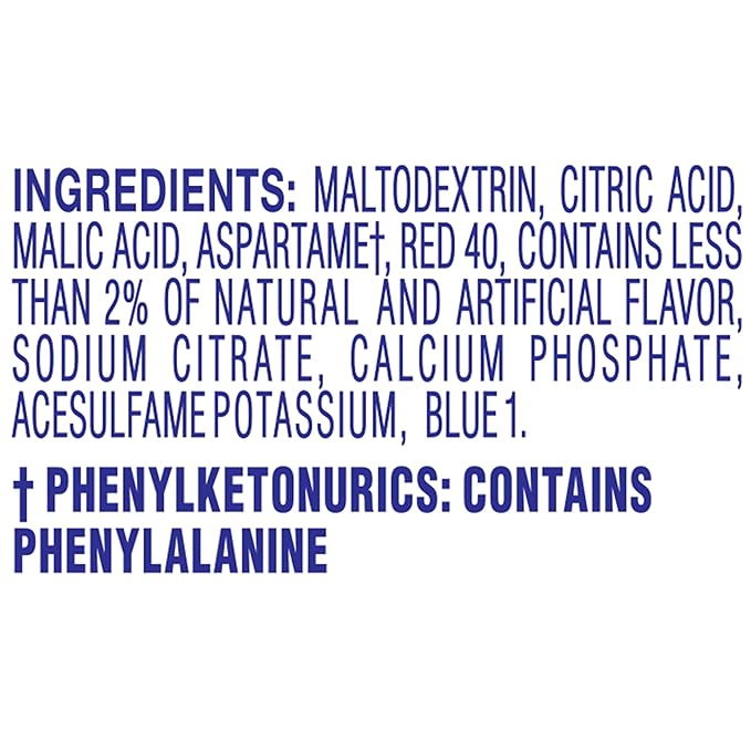 Crystal Light Raspberry Ice Artificially Flavored Powdered Drink Mix, 120 ct Pack, 12 Boxes of 10 On-the-Go-Packets