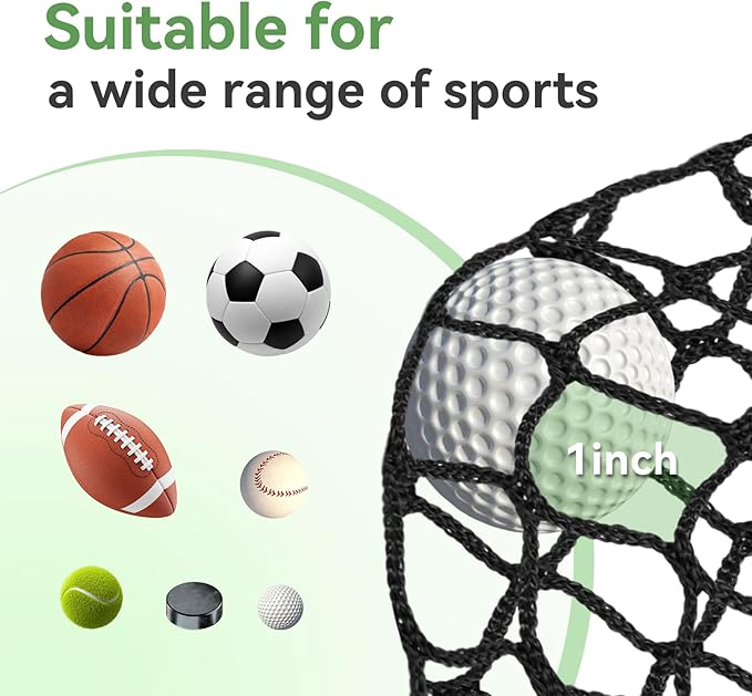 Golf Net, Golf Practice Net, for Backyard 10/15/20/25/30/40/50ft Indoor Nylon Netting