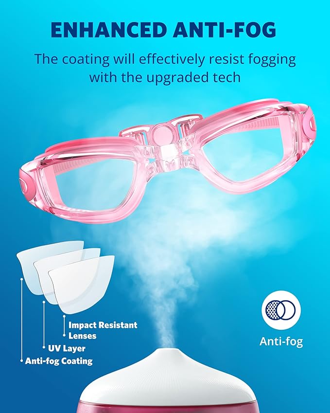 Aegend Swim Goggles, Swimming Goggles No Leaking Full Protection Adult Men Women Youth