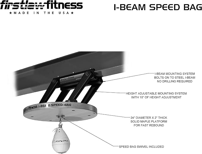 I-Beam Speed Bag - (I-Beam Width from 4.0" to 6.25") - Made in The USA!
