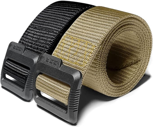 CQR Tactical Belt, Military Style Heavy Duty Belt, Webbing EDC Quick-Release Buckle