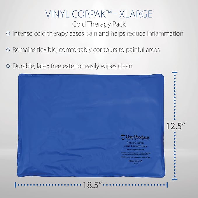 Core Products Flexible Vinyl Intense Cold Therapy Pack (12.5 x 18.5 (XLarge))