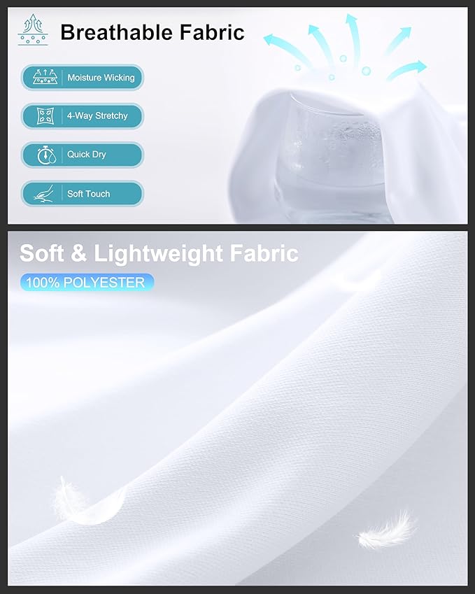 G Gradual Men's Workout Shirts Quick Dry Athletic Running T-Shirts Lightweight Moisture Wicking Short Sleeve Sports Gym Tops