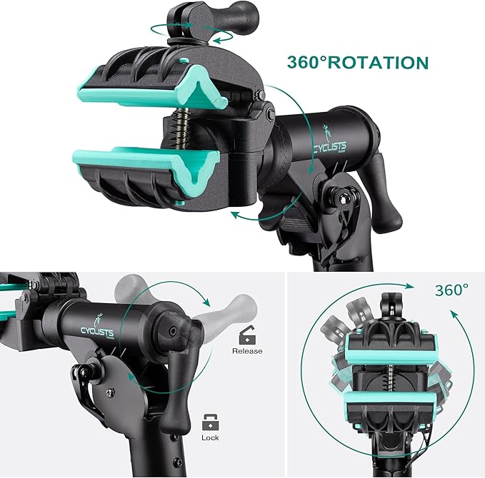 cyclists Bike Repair Stand Bike Stand for Workstand Maintenance - E Bike Repair Stand Bicycle Shop Home Mechanics for Mountain Bike and Road Bike (Max Load 55lbs)