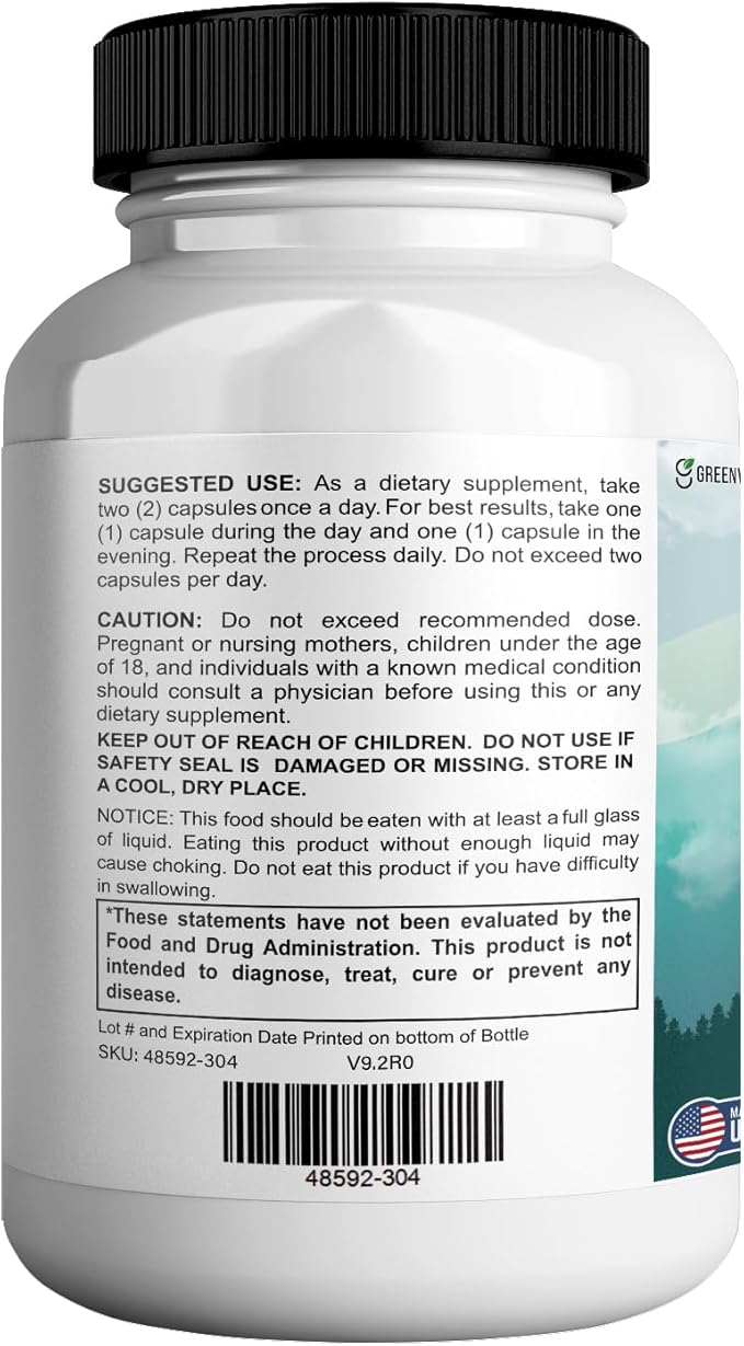 Aeroslim Max Natural Dietary Supplement, 60 Capsules, Maximum Strength, Vegan, Gluten Free, Non-GMO, Made in USA (3)