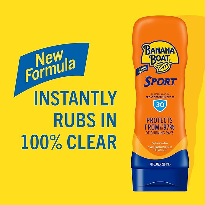 Banana Boat Sport Ultra SPF 30 Sunscreen Lotion, Travel Size Sunscreen 1 Oz, (Pack of 24)