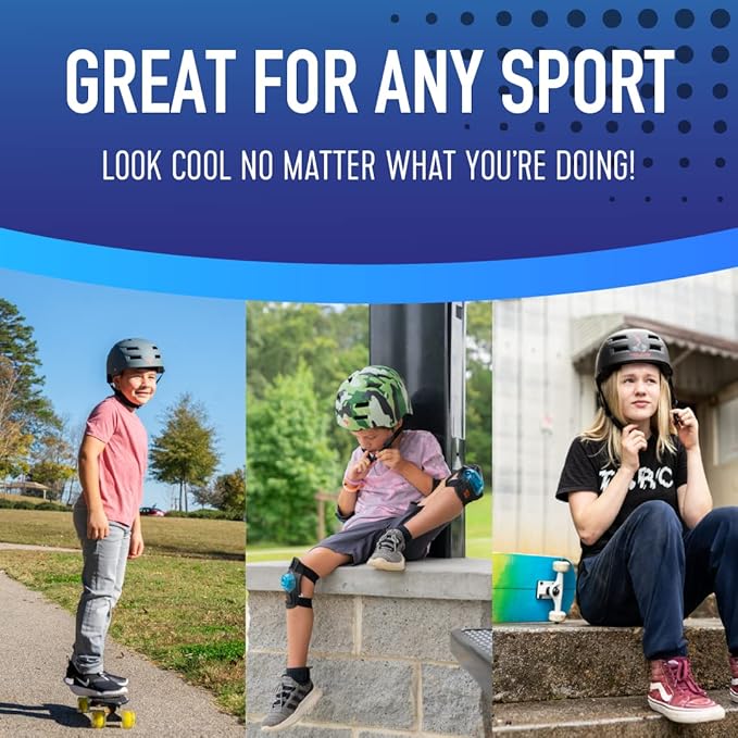 Flybar Bike Helmet- Multi Sport Dual Certified Adjustable Dial, Lightweight Skateboard Helmet, Roller Skating, Pogo, Electric Scooter, Snowboard, Boys and Girls Kids- Adults Helmets