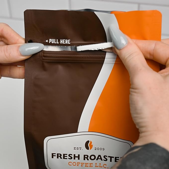 Fresh Roasted Coffee, FRC Dark Roast Blend, 5 lb (80 oz), Kosher, Whole Bean