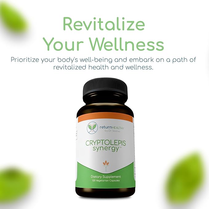 Cryptolepis Synergy, Immune Support Vitamins, Immune System Booster for Adults, Liver, Lymphatic, & Immune Support Supplement, Supports Lyme & Natural Parasite Defense, 120 Capsules
