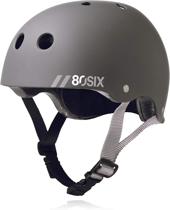 80SIX Triple Certified Multisport Helmet - Ideal for Bike, Scooter, Skateboard, Roller Skate and Inline Skate