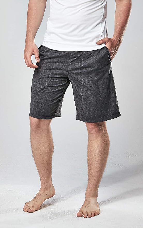 DEVOPS Men's 2-Pack Loose-Fit 10" Workout Gym Shorts with Pockets