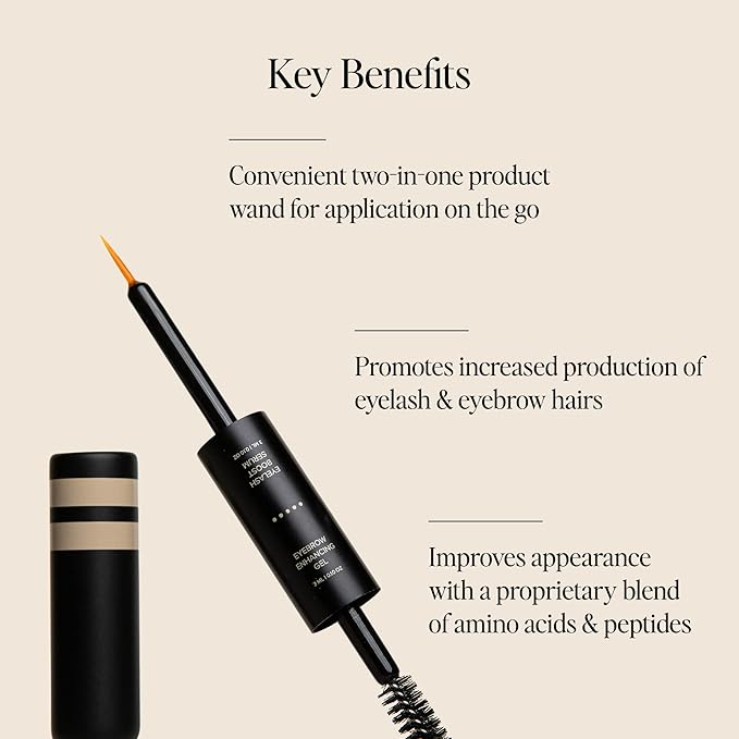 DIME Beauty Boost Duo, Travel-Sized Eyelash Boost Serum and Eyebrow Enhancing Gel Combo, Lash and Eyebrow Growth Serum, 3 ml of Each