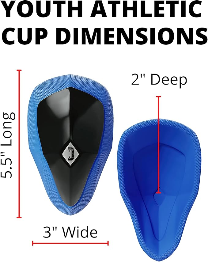 Diamond MMA Athletic Cup w/ Soft Rim, Shock Absorbent Groin Protector for High Impact Sports, Combat Sports, Baseball, Lacrosse, Football, Hockey, MMA, BJJ, Boxing, Muay Thai | Adult & Youth