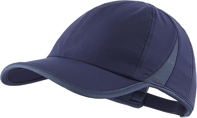 Connectyle Adjustable Sports Cap Quick Dry Workout Hat Baseball Athletic Fitted Hat Lightweight Running Cap for Men & Women