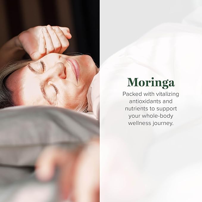 Global Healing Center - Organic Moringa Oleifera Extract Liquid Drops, Moringa Supplement-Vegan from Tree Leaves-Max Absorption of Vitamins and Minerals- More Potency Than Powder Form (2 Fl Oz)