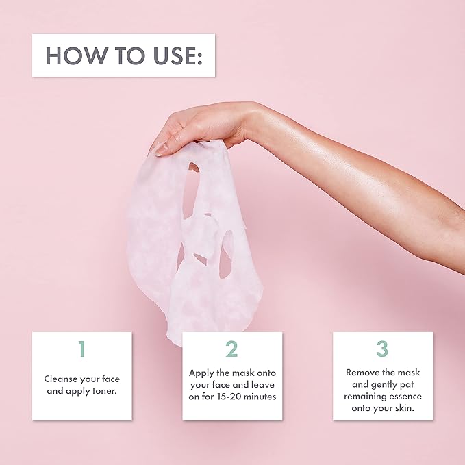 ESW Beauty Raw Juice Face Masks - 10-Pack Variety Set - Hydrating, Anti-Aging, Moisture Repair, Pore Control, Soothing & Revitalizing with Watermelon, Kale & Charcoal