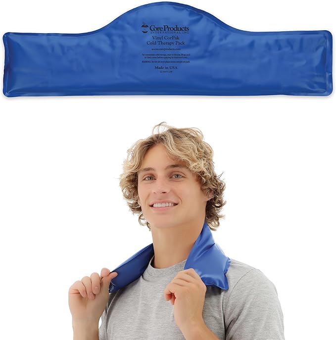 Core Products Flexible Vinyl Intense Cold Therapy Pack for Neck - 6" X 20"