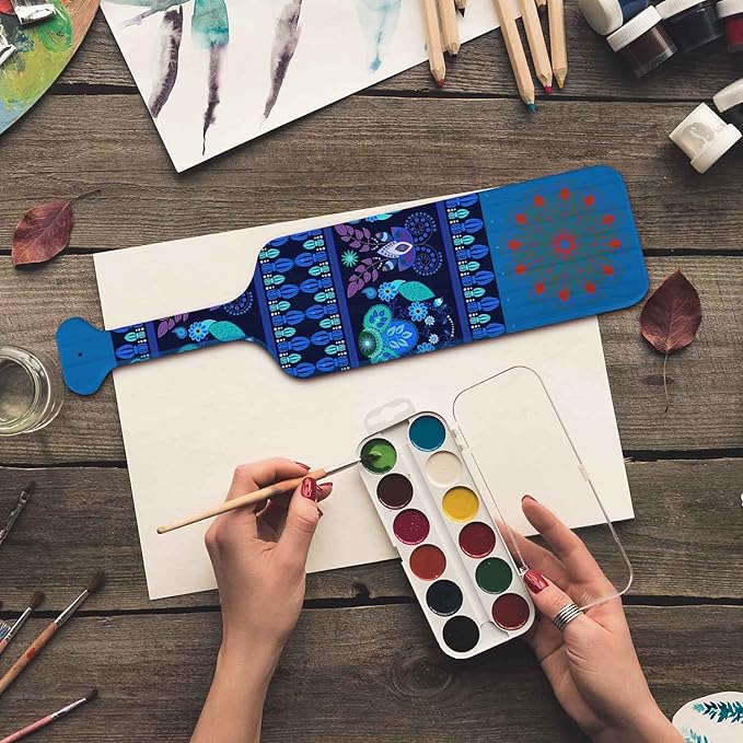 BATTIFE 2Pack 18 Inch Greek Fraternity Paddle, Unfinished Pine Wood Paddle, Solid Wooden SororityPaddle, Frat Paddle