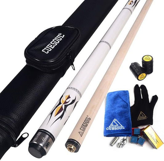 CUESOUL SOOCOO Series 58" 19oz Maple Pool Cue